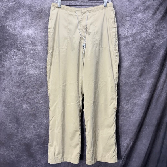 Nike Pants - Y2K Nike Wide Leg Lightweight Hiking Pants Womens Size M Tan Gorpcore Utility